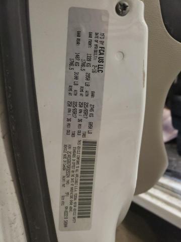 2016 DODGE GRAND CARA 2C4RDGBG7GR325324