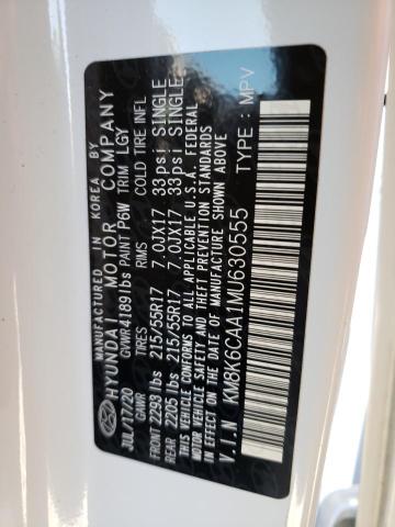 2021 HYUNDAI KONA SEL P - KM8K6CAA1MU630555