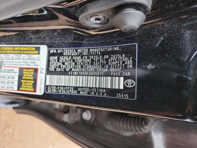 2015 TOYOTA CAMRY LE 4T1BF1FK8FU005675