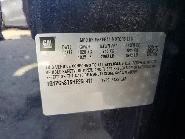 2017 CHEVROLET MALIBU LS - 1G1ZC5ST6HF260911