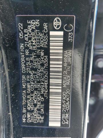 2022 TOYOTA COROLLA SE JTND4MBE0N3178384