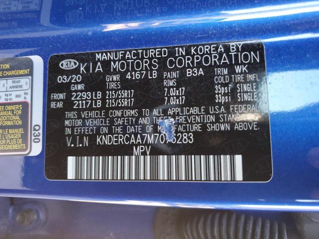 2021 KIA SELTOS EX KNDERCAA7M7076283