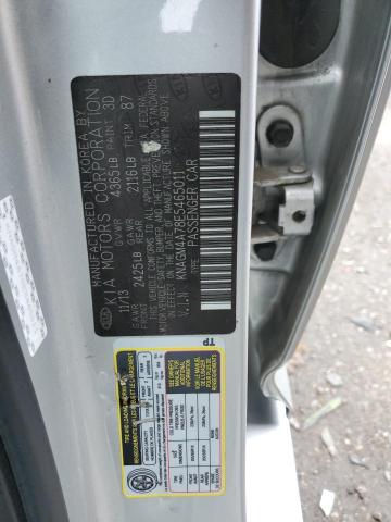 KNAGM4A78E5465011 KIA Optima Lx