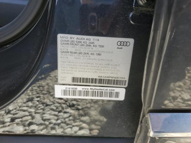 2015 AUDI Q5 PREMIUM WA1LFAFPXFA067059