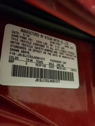 2018 NISSAN ROGUE SPOR JN1BJ1CR2JW281077