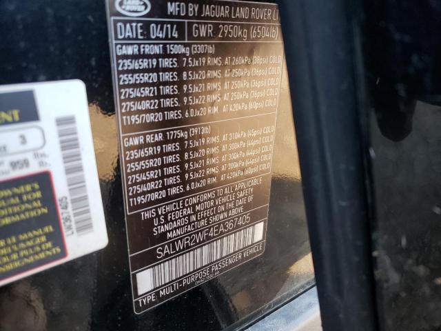 SALWR2WF4EA367405 Land Rover Range Rover Sport Hse