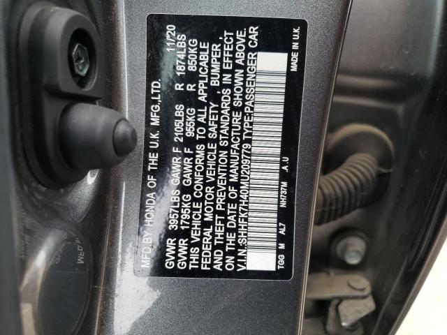 2021 HONDA CIVIC SPOR SHHFK7H40MU209779