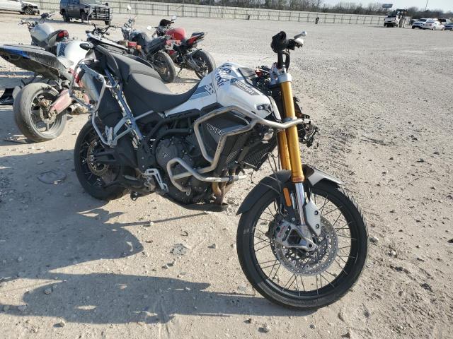 Salvage motorcycles for sale at New Braunfels, TX auction: 2020 Triumph Tiger 900 Rally