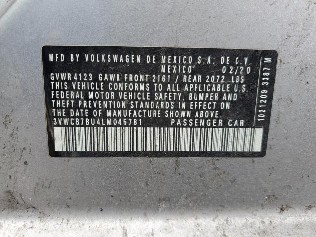 2020 VOLKSWAGEN JETTA S 3VWCB7BU4LM045781