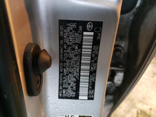 2021 TOYOTA COROLLA LE JTDEAMDEXMJ031126