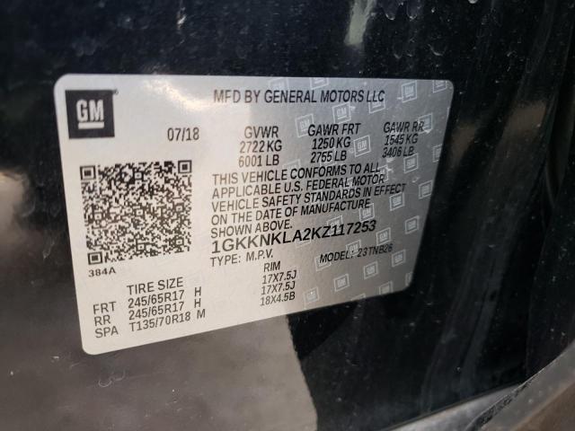 2019 GMC ACADIA SLE 1GKKNKLA2KZ117253