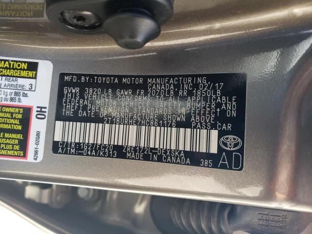2017 TOYOTA COROLLA L 2T1BURHE7HC861176