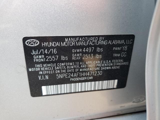 2017 HYUNDAI SONATA SE 5NPE24AF1HH471230