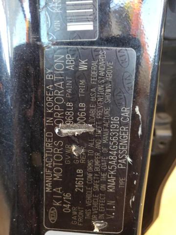 KNAFK5A84G5631916 KIA FORTE LX