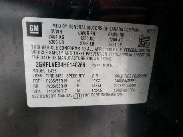2017 GMC TERRAIN DE - 2GKFLVE34H6140268