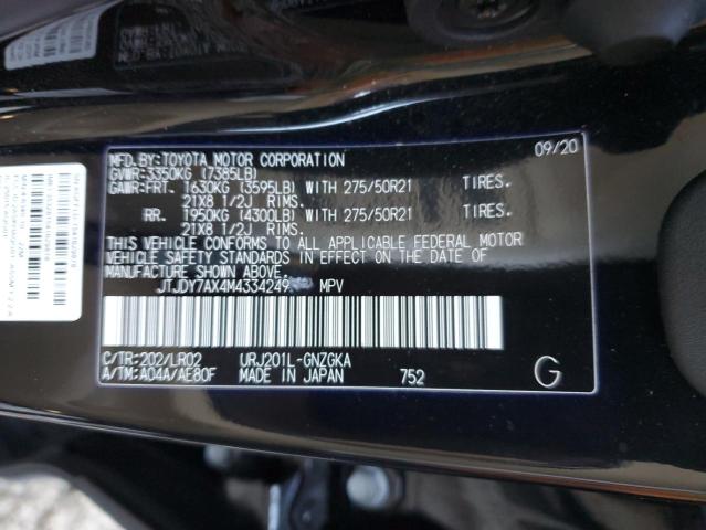 2021 LEXUS LX 570 JTJDY7AX4M4334249