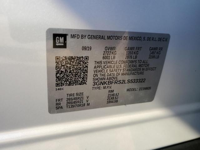 2020 CHEVROLET BLAZER PRE - 3GNKBFRS2LS533322