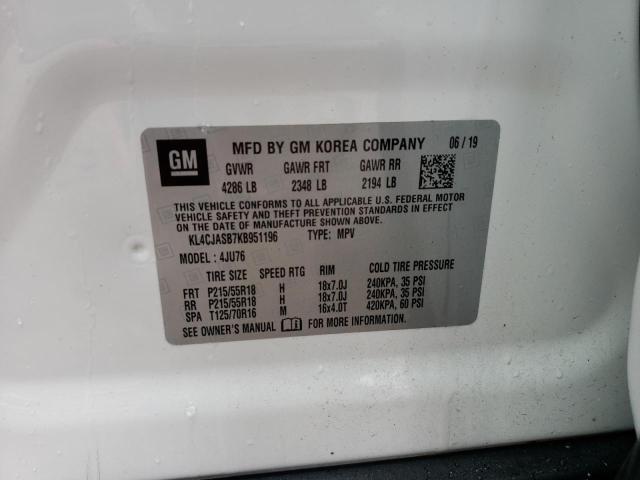 KL4CJASB7KB951196 Buick Encore Preferred