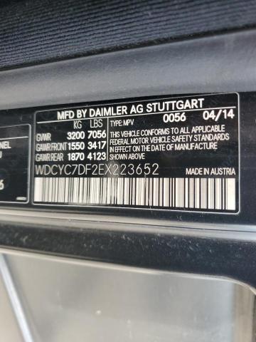 WDCYC7DF2EX223652 Mercedes-Benz G 63 AMG