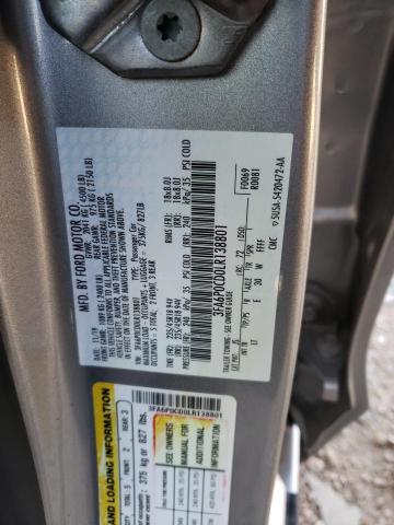 3FA6P0CD0LR138801 Ford FUSION SEL
