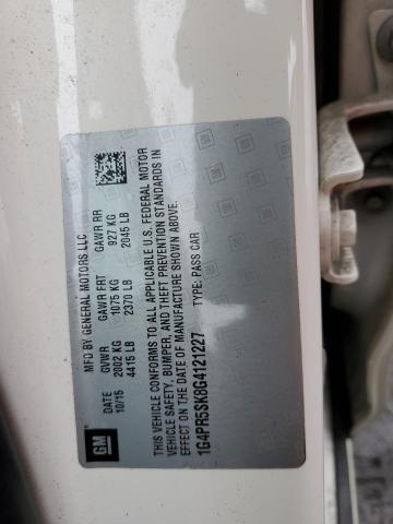 2016 BUICK VERANO CON - 1G4PR5SK8G4121227