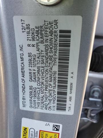 2018 HONDA ACCORD LX 1HGCV1F19JA066760