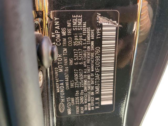 2015 HYUNDAI TUCSON GLS - KM8JT3AFXFU098760