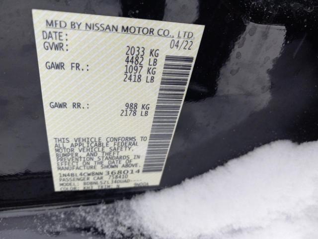 2022 NISSAN ALTIMA SR - 1N4BL4CW8NN368014