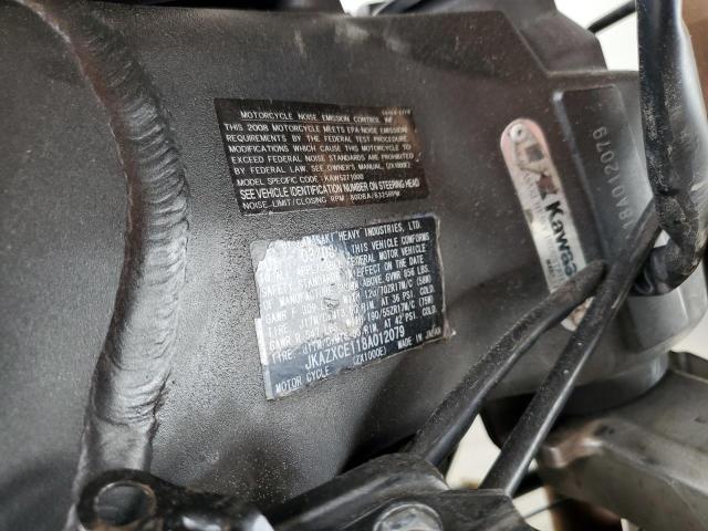 2008 KAWASAKI ZX1000 E - JKAZXCE118A012079