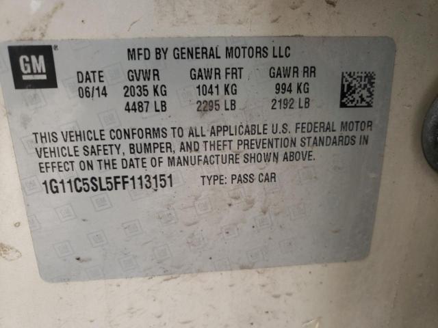 2015 CHEVROLET MALIBU 1LT - 1G11C5SL5FF113151