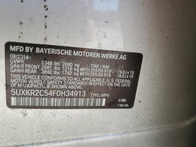 2015 BMW X5 SDRIVE3 - 5UXKR2C54F0H34913