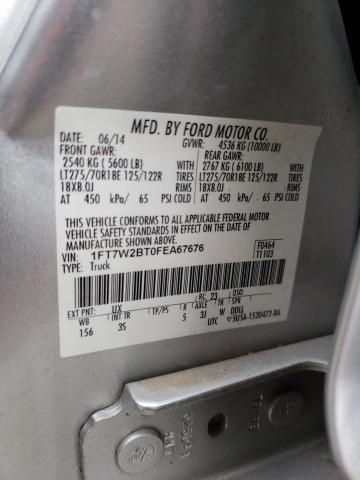 2015 FORD F250 SUPER 1FT7W2BT0FEA67676