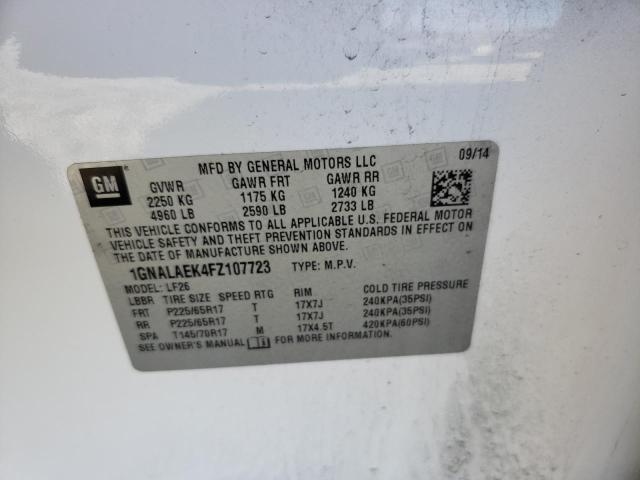 2015 CHEVROLET EQUINOX LS - 1GNALAEK4FZ107723