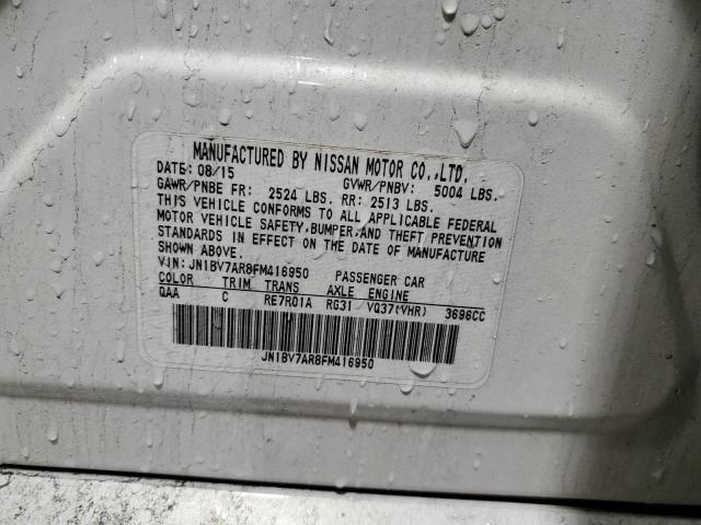 2015 INFINITI Q50 BASE JN1BV7AR8FM416950