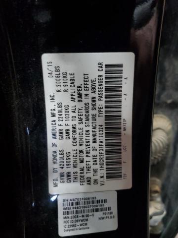2015 HONDA ACCORD LX 1HGCR2F31FA170324