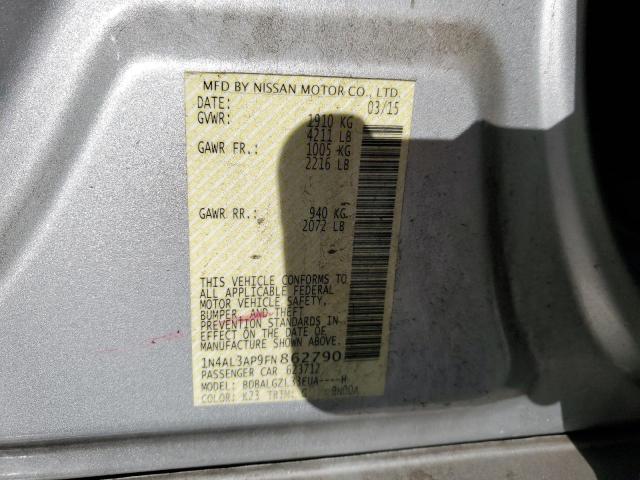 2015 NISSAN ALTIMA 2.5 1N4AL3AP9FN862790