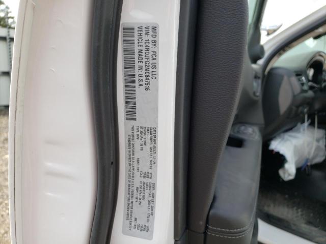 2021 DODGE DURANGO PU 1C4RDJFG2MC847516