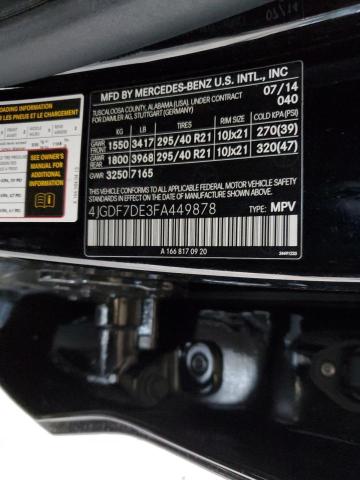 4JGDF7DE3FA449878 Mercedes-Benz Gl 550 4matic