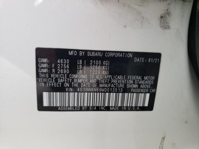2021 SUBARU LEGACY LIM 4S3BWAN66M3013513