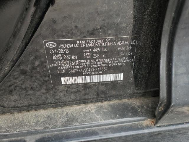 2019 HYUNDAI SONATA LIM - 5NPE34AF4KH747632