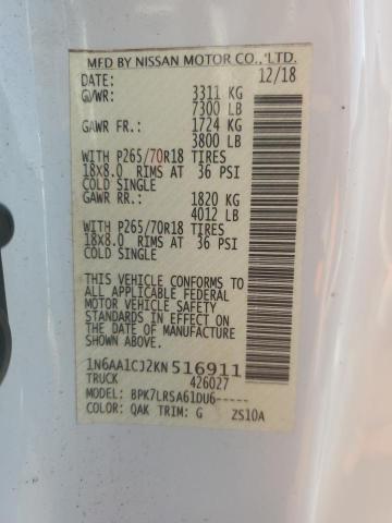 2019 NISSAN TITAN S - 1N6AA1CJ2KN516911