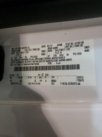 2017 FORD F150 - 1FTMF1C85HKD67256