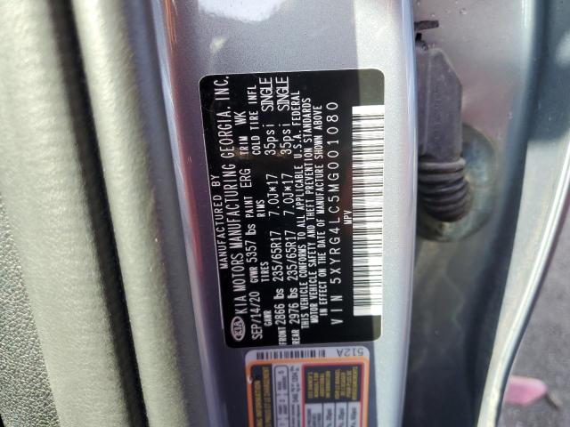 5XYRG4LC5MG001080 KIA SORENTO LX
