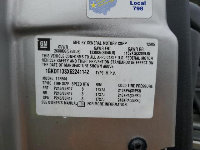 1GKDT13SX62241142 GMC Envoy