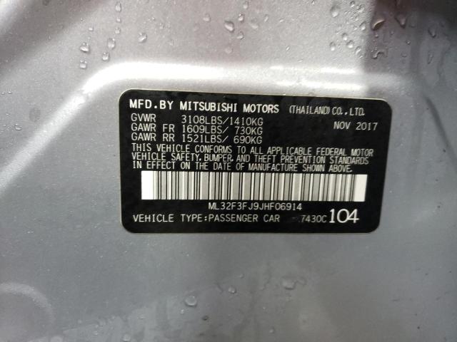 2018 MITSUBISHI MIRAGE G4 ML32F3FJ9JHF06914