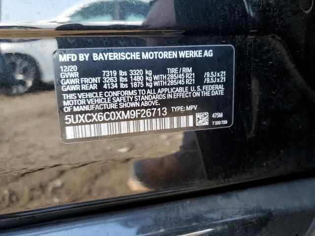 2021 BMW X7 M50I - 5UXCX6C0XM9F26713