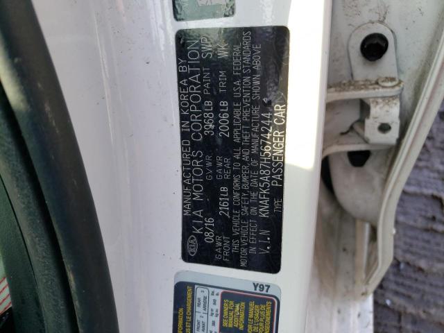 2017 KIA FORTE LX KNAFK5A87H5674244