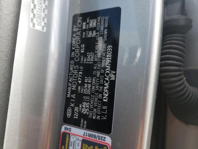 KNDPMCACXM7918039 KIA Sportage Lx