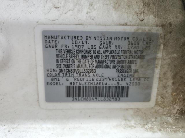 2020 NISSAN VERSA S 3N1CN8DV9LL832983