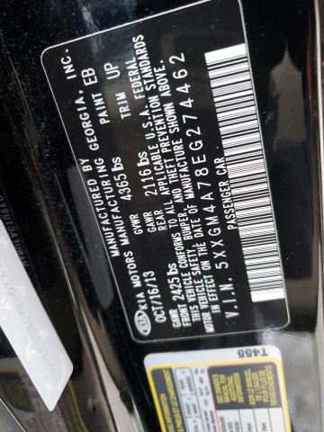 5XXGM4A78EG274462 KIA Optima Lx